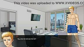 Watch the redhead get fucked in this hentai game.