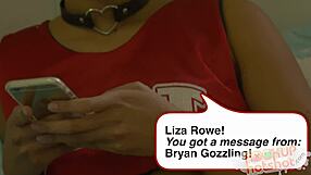 Lovely little liza rowe, that wet pussy licking and fucking feels so good.