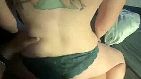 pretty babysitter pale tattooed gets her little 18+ pussy fucked by a big cock in reverse cowgirl in front of porn atno