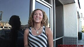 Young Blonde Teagan Gets Huge Black Dick