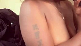 oh wow, stepsister sucks 11 inches of big black cock!