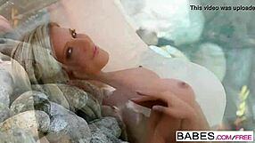 blonde babe niki lee in snowy winter cock fun