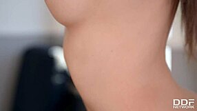 Descriptive Super Slut Tina Kay Chained Up and Ass Fucked at Gym