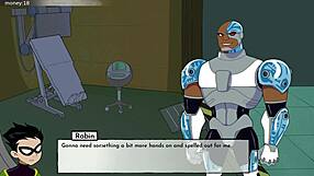 Raven's intriguing boobjob in 18Titans part 11