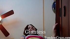 in this pov femdom scene the mistress gives hardcore domination instructions to her slave involving maledom and liquid lunch with cum