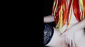 with a lover via video call