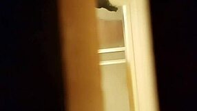 Spying on prostitute shaving her hairy pussy intensely