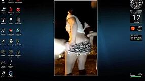 Girlfriend on Vacation: Cheating Assfucking Webcam!