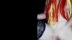 with a lover via video call