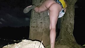 Fucking Pussy Outdoors In Public Park