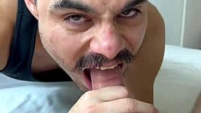 i feel so sexy sucking that hung man's monster cock before he fucks my hairy hole