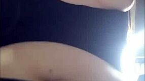 wife subtly masturbates with fingers while fucking