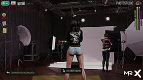 Boss Girl Undresses Another in Fashion Business Game