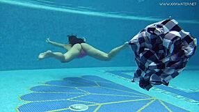 I can't get over this hot Euro MILF Sazan with big ass underwater