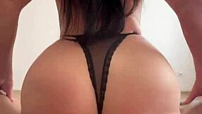 Sports Beauty Julia Fit Bent Over in High Heels Rides Monster Cock in POV Doggystyle Close Up