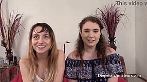 Interviewing blonde amateurs for casting opportunities