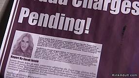 Huge Tits Paparazzi Reporter Gets Fucked in BDSM Scene with Gagging and Squirting