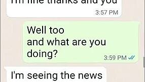 He loves sexting with cute amateurs