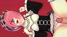 Ram re-zero wants to play with a big dick