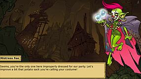 in iris quest, i start the goblins curse adventure in part 1, welcome to the game