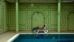 I can't get over this hot Euro MILF Sazan with big ass underwater