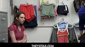 teen 18+ tristan summers caught stealing by guard