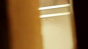 Spying on prostitute shaving her hairy pussy intensely