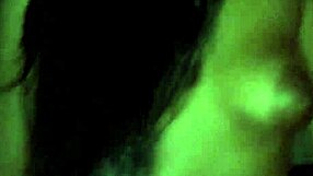 I watch my skinny latina wife cum in her panties while jerking off