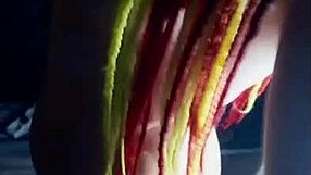 with a lover via video call