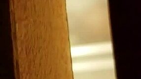 Spying on prostitute shaving her hairy pussy intensely