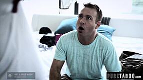 Step sister says, I have a point to make! as she loses her virginity in roleplay!