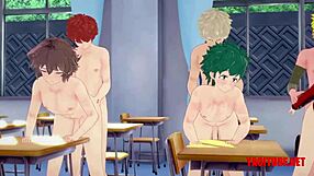 in this yaoi orgy naruto and friends get creampied