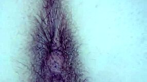 Watch her shaved pussy cum from intense masturbation.