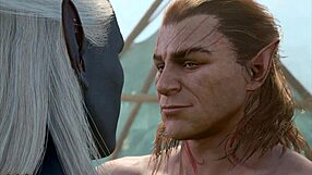 baldurs gate 3 halsin romance gay sex scene