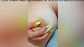 Touching big boobs in first person - depravedminx