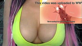Beautiful shemale cosplays in hot hentai with squirting action
