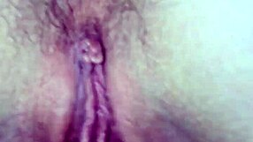 Watch her shaved pussy cum from intense masturbation.
