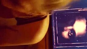 Sloppy blonde blowjob on big interracial cock turns into monster toppy.