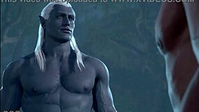 baldurs gate 3 halsin romance gay sex scene