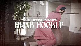 Kiarra Kai bounces her shaved pussy and moans in delight! Monster cock action!