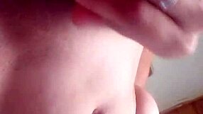 Sweet Candy Shows Off Big Tits And Shaved Pussy Before Cum