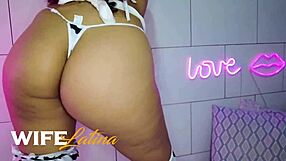 Beautiful Brunette Dressed As Cow Taking Cock In Ass