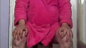 Shy Amateur Bisexual Girl Asks for Pee in Homemade Naked Scene