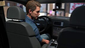 Teacher with big tits and ass in summer heat