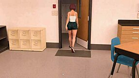 radoznala studentkinja istražuje divlje želje u Santa County igri deo 2. one scene s kartunskim footjob-om nagoveštavaju žestoke obrte