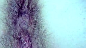 Watch her shaved pussy cum from intense masturbation.