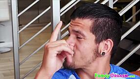 Desperate teen hooks up with her stepcousin for some naughty fun