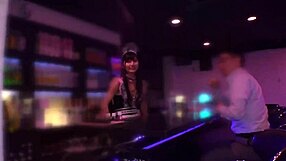 Young Asian babe feels intense pleasure sucking cock and cumming