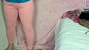 Canada Residing Long Black Hair Stepbrother Dances With Desi Stepsister Sara In Very Hot Dance Mujra