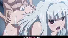 selena walks into kazuma's trap in this hentai story